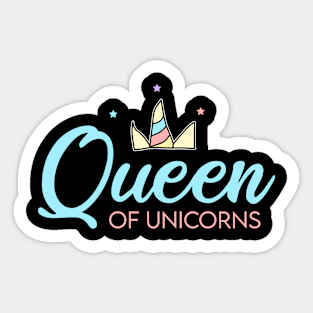 Unicorn Queen Sticker